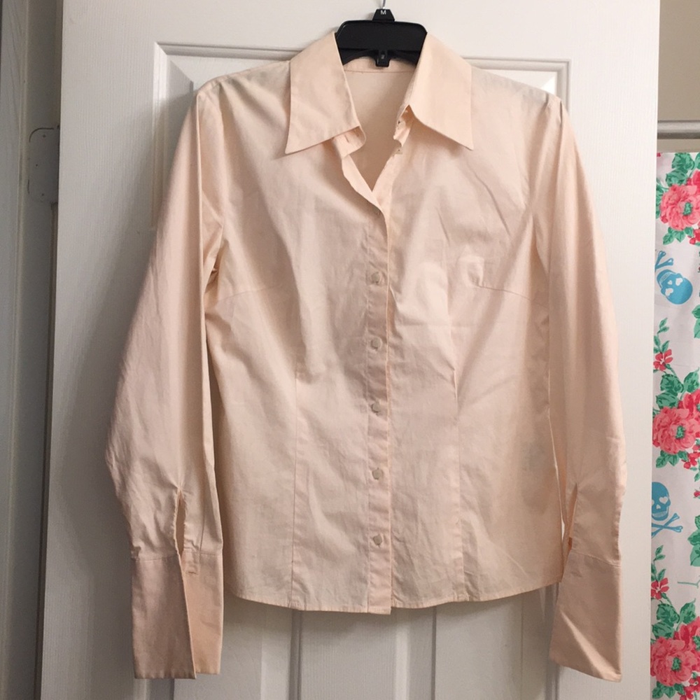 Pastel / Baby Pink Button Down Shirt